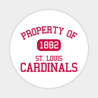 Property of St. Louis Cardinals 1882 Magnet